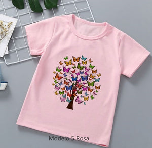 Camisetas Chic de Niña. Arboles Mágicos. Regalos Comunión.