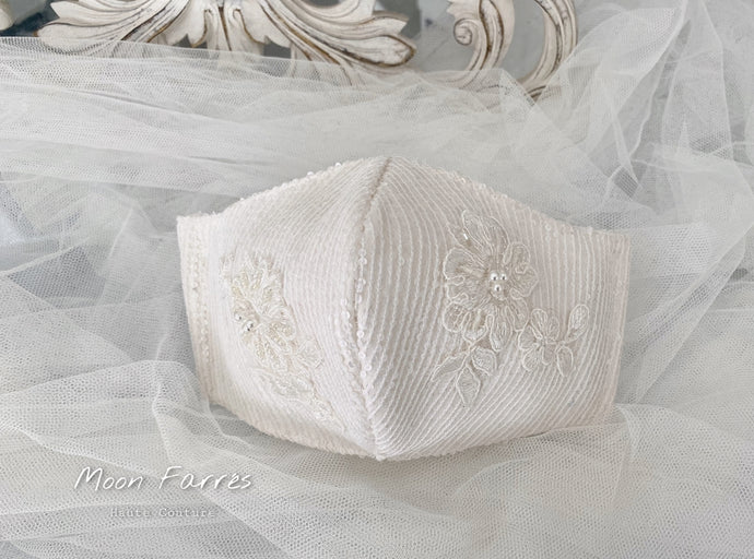 Mascarilla Novia - Modelo PAILLETTE / ENVIO GRATUITO!!