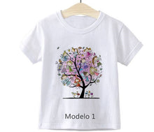 Load image into Gallery viewer, Camisetas Chic de Niña. Arboles Mágicos. Regalos Comunión.