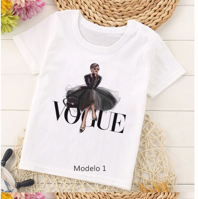 Camisetas niña. Colección Fashion. Regalos Comunión.