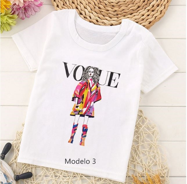Camisetas niña. Colección Fashion. Regalos Comunión.