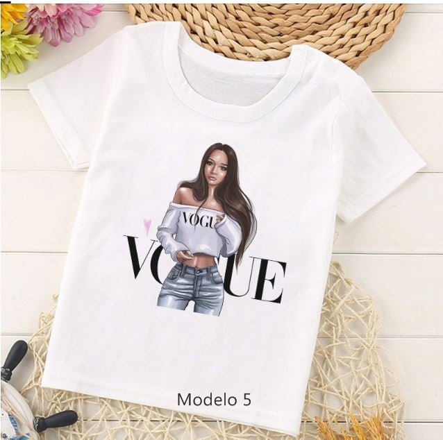 Camisetas niña. Colección Fashion. Regalos Comunión.