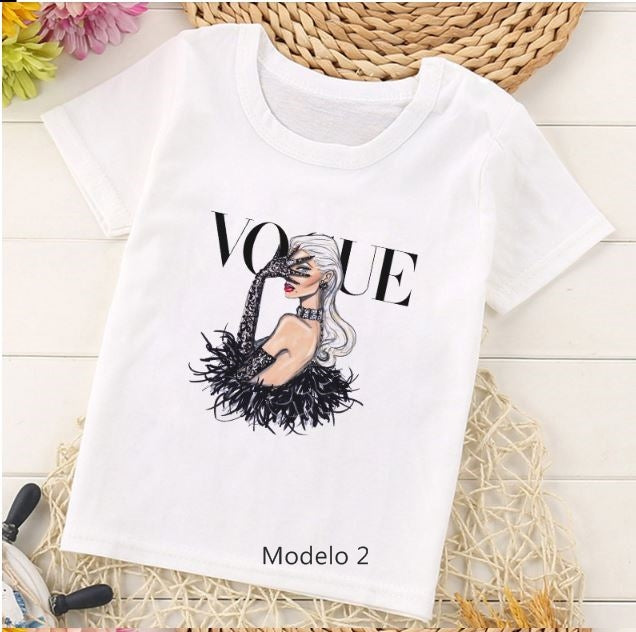 Camisetas niña. Colección Fashion. Regalos Comunión.