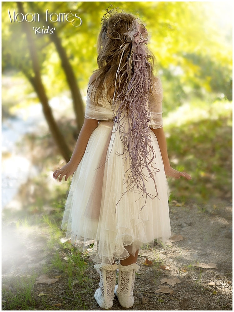 Vestido niña arras 2025 boho
